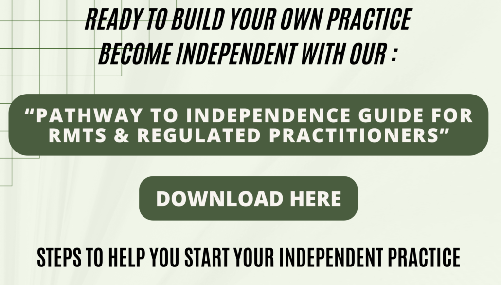 Download Pathway to Independence Guide For RMTs & Regulated Practitioners